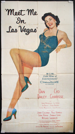 a poster of a woman in a blue leotard