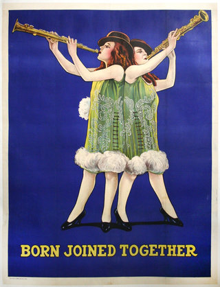 a poster of women playing instruments