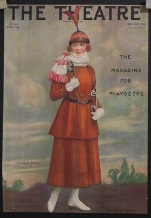 a woman in a red dress and hat