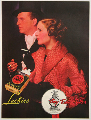 a man and woman smoking cigarettes