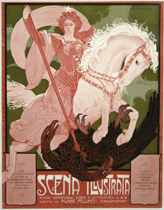 a poster of a woman riding a horse