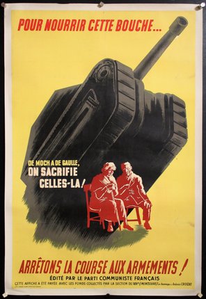 a poster of a tank