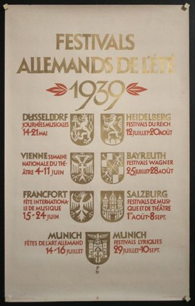 a poster with text and symbols