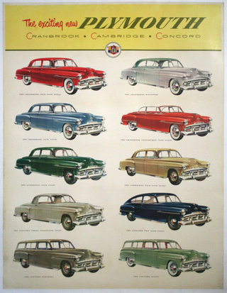 a poster of different cars