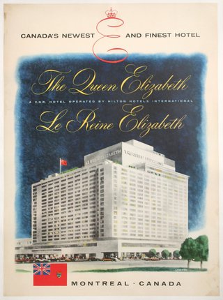 a poster of a hotel