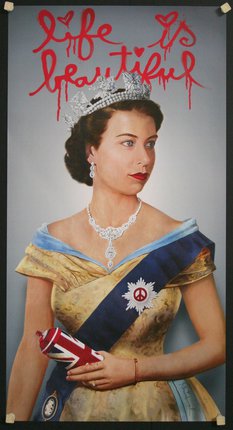 a portrait of a woman wearing a crown