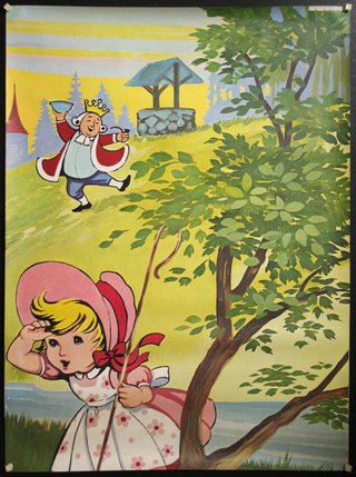 a poster of a little red riding hood