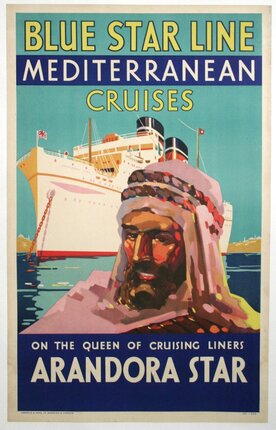 a poster of a man in a robe