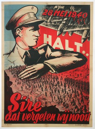 a poster of a soldier