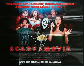 a movie poster with people in mask