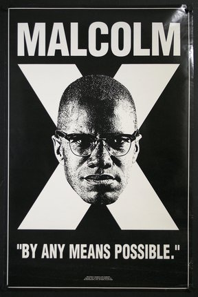 a poster of a man with a letter x