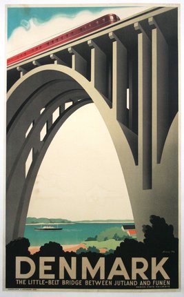 a poster of a bridge