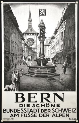 a black and white poster of a city