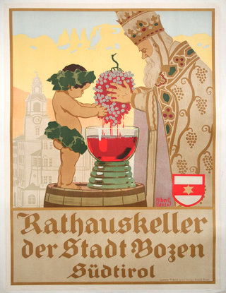 a poster with a child and a man