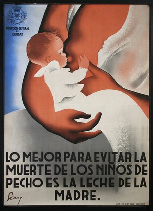 a poster of a mother and child