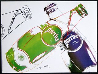 a drawing of a beer bottle