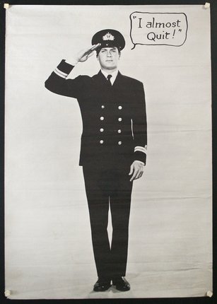 a man in a uniform saluting