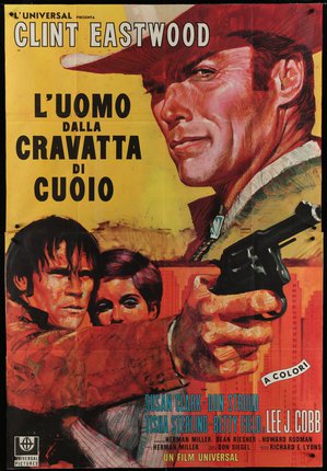 a movie poster with a man holding a gun