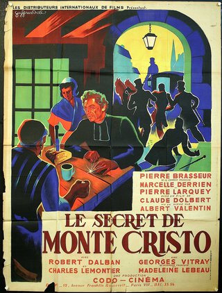 a movie poster of a man at a table