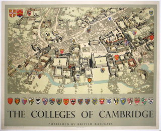 a map of the college of cambridge
