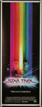 a poster with a rainbow of colors