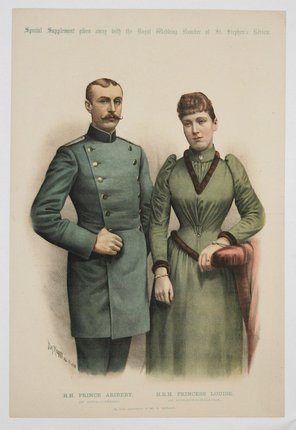 a man and woman in military attire