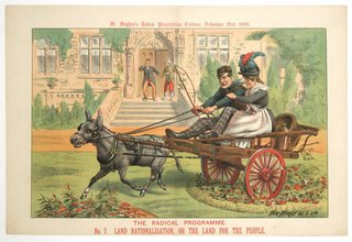 a man and woman in a horse drawn carriage