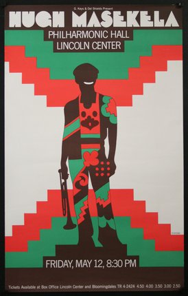 a poster of a man with a trumpet