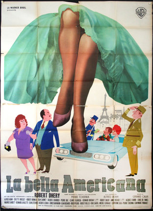 a poster of a woman's feet