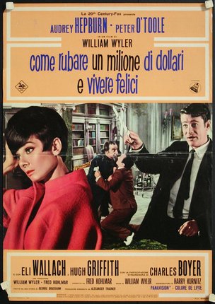 a movie poster with a woman in a red coat