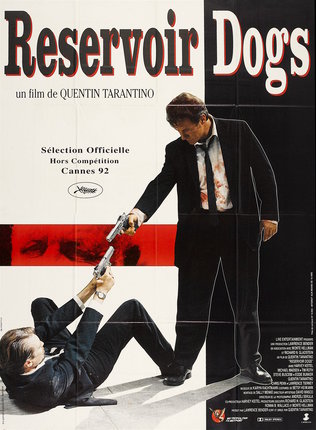 a movie poster of a man shooting a gun