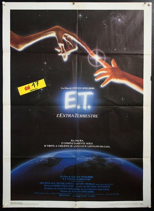 a movie poster of a hand reaching for a finger
