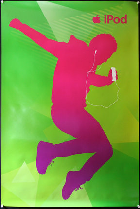 a man dancing with a white device