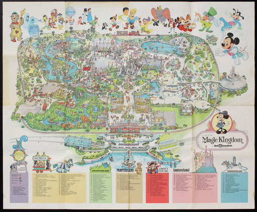 a map of a theme park