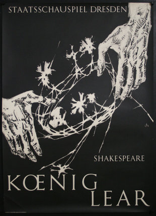 a poster with hands holding a branch