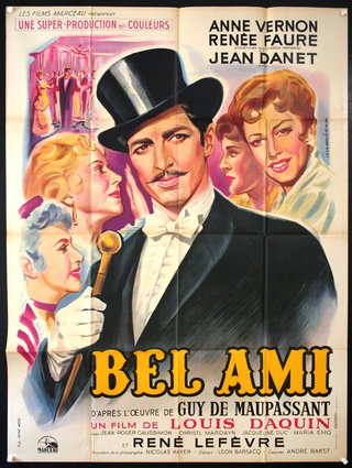a movie poster of a man in a top hat and a cane