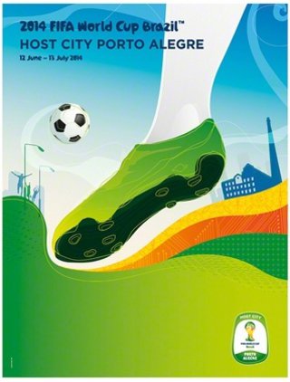 a poster for the world cup