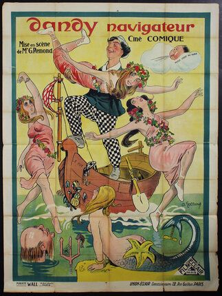 1920s Vintage Porn Comics - Dandy Navigateur | Original Vintage Poster | Chisholm Larsson Gallery