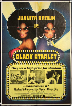 a poster of two women with afros