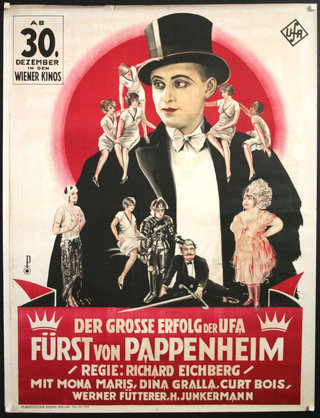 a poster of a man in a top hat
