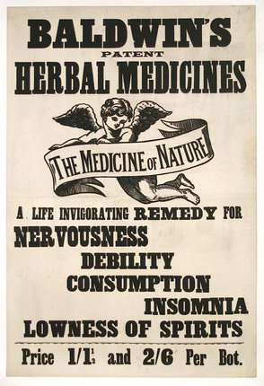 a poster for herbal medicines