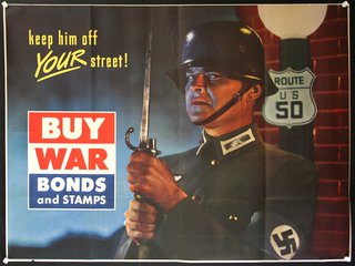 a poster of a man in uniform holding a sword