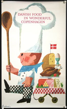 a poster of a chef