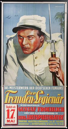 a movie poster of a man holding a gun