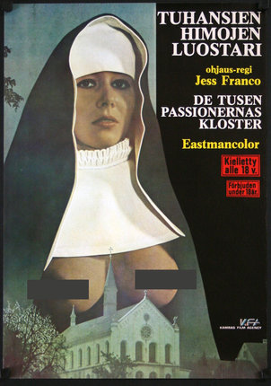 a poster of a woman wearing a nun's outfit