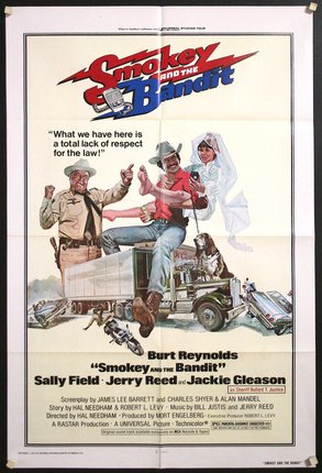 a movie poster of a man on a truck
