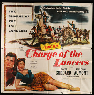 a movie poster with a woman lying on a horse