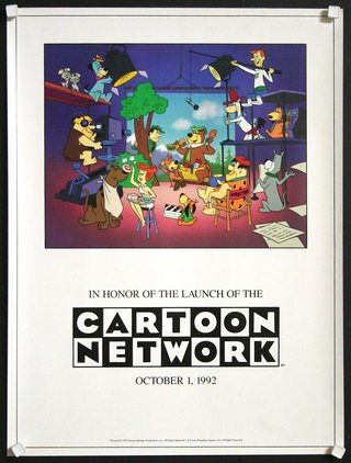 a poster of cartoon network