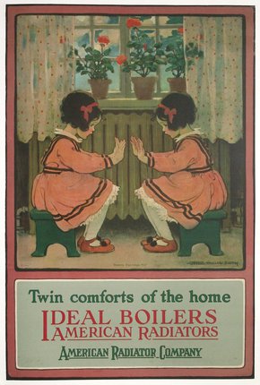 a poster of two girls