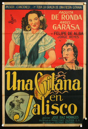 a movie poster with a woman smoking a cigar